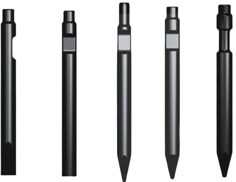 Excavator Parts 75mm Diameter Moil Point Chisel Hydraulic Breaker