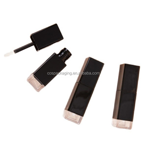 Hộp Đựng Son Bóng 10ML Hộp Đựng Son Bóng Màu Đen Sáng Hình Vuông Hộp Đựng Son Bóng Đế Trong Suốt Ống Son Bóng Rỗng Kèm Đũa - Product Image 5