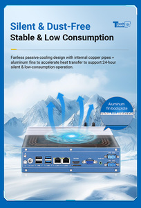 Giá rẻ công nghiệp Mini PC i3i5i7 Win7 24x7 cơ quan giám sát kép LAN không quạt máy tính để bàn hộp 24x7 nhúng máy tính mini phụ kiện máy tính - Product Image 4