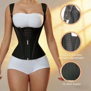Gaine amincissante pour femme, haute compression, avec contrôle du ventre, sangle réglable et 13 baleines - Product Image 2