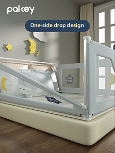 מתכווננת יחידה חד-יד תינוק מיטת רכבת מגן בטיחות עבור פעוטות וילודים - Product Image 5