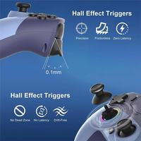 Control de Juego Inalámbrico CM P501 con Bluetooth, Iluminación RGB, Gatillos de Alta Eficiencia Ecológicos, Joystick para P5, iOS, Android, PC