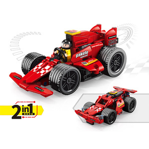 Bloques de Construcción de Coche de Carreras F1 Tech, Set Transformable 2 en 1 para Niños de 5 a 7 Años, Kit de Juguete de Construcción de Plástico - Product Image 4