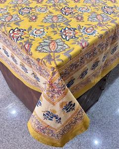 Hot Latest New Design Rectangle Cotton Printed <b>Tablecloth</b> Handloom Cotton Table Cover Rajasthani Print Table Cloth for Sale - Product Image 2