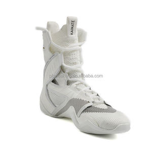 Chaussures de boxe personnalisées résistantes professionnelles avec n'importe quel matériau pour boxeur personnalisé baskets usine - Product Image 5