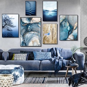 Pittura a olio per la decorazione per la casa moderna su misura disegno astratto arte della parete tela stampa digitale fiore casa Hotel caffè ufficio - Product Image 6