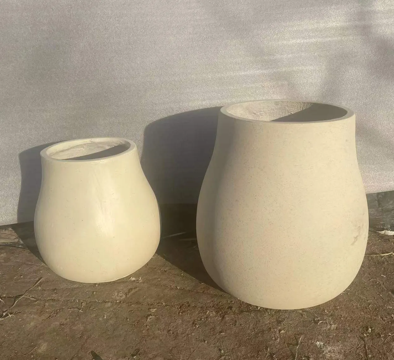 Büyük pot kalıp fiberglas formu beton ekici yapma