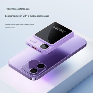 2025 personnaliser 10000 MAh Mini Power Bank <span class=keywords><strong>chargeur</strong></span> magnétique <span class=keywords><strong>sans</strong></span> <span class=keywords><strong>fil</strong></span> 15W <span class=keywords><strong>charge</strong></span> <span class=keywords><strong>rapide</strong></span> 22.5W Power Bank magnétique <span class=keywords><strong>Charge</strong></span> <span class=keywords><strong>rapide</strong></span> - Product Image 6
