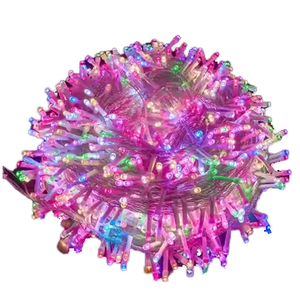 Guirlandes lumineuses LED 3M pour intérieur et extérieur, style étoile, blanc chaud doux, pour décorations de Noël - Product Image 1