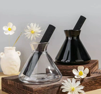Diffuseur de parfum de luxe en verre 100 ml, modèle Inksworld, bouteille 103, forme triangulaire, parfum d'ambiance de haute qualité, élégant et premium