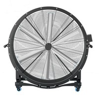 Grand ventilateur à grand volume d'air en mouvement libre 1 m 1.5 m 2 m ventilateur de sol industriel