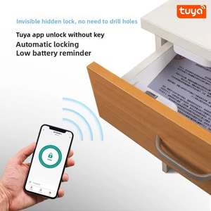 <span class=keywords><strong>Cerradura</strong></span> Electrónica para Muebles con Control Remoto a través <span class=keywords><strong>de</strong></span> la Aplicación Tuya Smart Home, Desbloqueo Remoto, Alta Seguridad, Sin Llave, RFID - Product Image 4