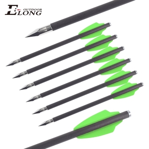 <span class=keywords><strong>Flechas</strong></span> de Carbono Puro Elong Outdoor de 160 mm, <span class=keywords><strong>Flechas</strong></span> Cortas de Carbono de 6,2 mm para Caza al Aire Libre - Product Image 2
