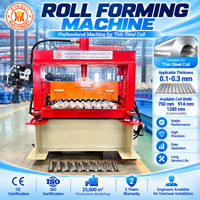 Machine de formage automatique à grande vitesse pour tôles ondulées, conçue spécialement pour les bobines fines de 0,1 à 0,3 mm, pour panneaux de toiture métalliques
