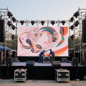 Panel de Video LED de Fácil Instalación para Fondo de Escenario, Pantalla LED de Alquiler Completo para Eventos, Ideal para Iglesias, Conciertos y Ferias Comerciales - Product Image 4