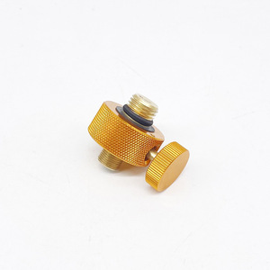 Brass Gas <b>Stove</b> Adapter Connector For Outdoor Camping <b>Stoves</b> Portable One Piece Design All Seasons Use - Product Image 2