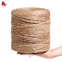 Corde en jute naturelle Yanghua torsadée, écologique, biodégradable, résistante à l'usure, pour jardinage, emballage, artisanat et décoration
