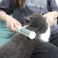 2-in-1 Kunststoff Fussel bürste und Massage gerät Teppich Auto Matte Sofa Kleidung Hosen Tierhaaren tfernung Hunde-und Katzen haarentferner
