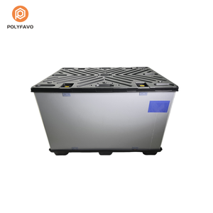 2026新款塑料收纳盒1200*1000mm带口袋翻盖门PP波纹塑料可折叠盒子 - Product Image 4