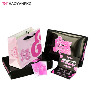 Tùy Chỉnh Cá Nhân Logo Phần Mở Rộng Tóc Bao Bì Quà Tặng Giấy Bó Tóc Treo Thẻ Nhãn Tóc Giả Thẻ Với Cá Nhân Logo - Product Image 4