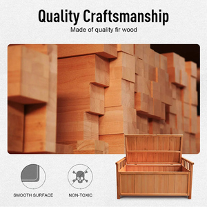 Boîte <span class=keywords><strong>de</strong></span> rangement extérieure pour <span class=keywords><strong>jardin</strong></span>, <span class=keywords><strong>banc</strong></span> <span class=keywords><strong>de</strong></span> <span class=keywords><strong>jardin</strong></span> en bois, <span class=keywords><strong>coffre</strong></span> à jouets, hangars à outils, meubles d'armoire - Product Image 4