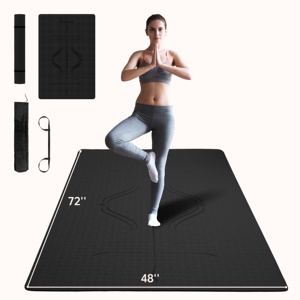 Nuevo Diseño Ecológico para Fitness, Tapete de Yoga TPE de 72''*48'' sin Logotipo Personalizado, YM03, Nuevo Diseño Ecológico para Fitness - Product Image 6