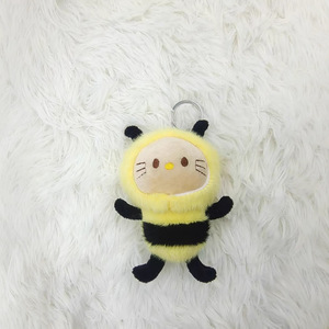 Lindo y Adorable Llavero de Peluche de <span class=keywords><strong>Abejita</strong></span> <span class=keywords><strong>Trabajadora</strong></span> Famosa en Internet, de Material PP, Regalo para Bolsos y Amuleto para Máquinas de Garra - Product Image 4