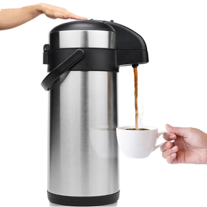 เครื่องจ่ายกาแฟแบบปั๊มพร้อมกระติกเก็บความร้อนสแตนเลสขนาด 176 ออนซ์ สำหรับเครื่องดื่มร้อน - Product Image 1