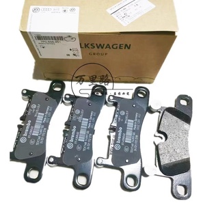 Per Volkswagen Touareg <span class=keywords><strong>Phaeton</strong></span> <span class=keywords><strong>Audi</strong></span> Q7A7A8 Porsche Cayenne Panamera Maca pastiglia anteriore e posteriore in pelle - Product Image 2
