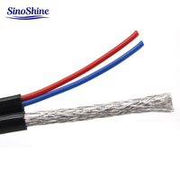 Cable Coaxial RG59/RG6 2C, Cable de Alimentación con Conductor CCS BC para Cámaras de Seguridad CCTV