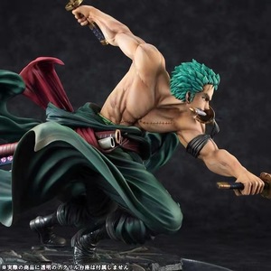 Figura de Zoro al por mayor, Sanzen <span class=keywords><strong>Sekai</strong></span>, estilo de tres espadas, modelo de PVC, juguete para niños mayores de 14 años, regalo de cumpleaños, pieza de exhibición - Product Image 4