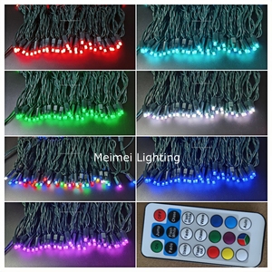 RGB Mini Đèn giáng sinh màu thay đổi 5 mét góc rộng LED <span class=keywords><strong>String</strong></span> ánh sáng với điều khiển từ xa cho Xmas Tree trang trí kỳ nghỉ - Product Image 6