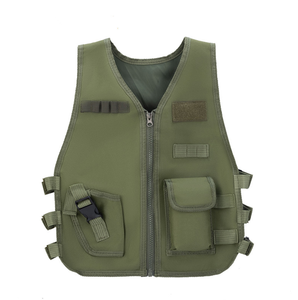 <span class=keywords><strong>Chaleco</strong></span> Táctico Ajustable de Tela Oxford con Camuflaje Negro para Juegos de Entrenamiento, Compatible con Armas, Unisex, para Exteriores, para Niños y Adultos - Product Image 6