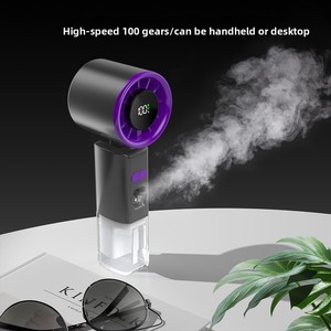Nouveau modèle transfrontalier JY02 – <span class=keywords><strong>Ventilateur</strong></span> hydratant portable à nano-pulvérisation, humidificateur extérieur haute vitesse avec moteur turbo sans balais - Product Image 2
