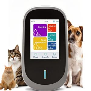 Mini compteur de glycémie et de lactate électrochimique d'instrument vétérinaire précis portatif pour la surveillance - Product Image 1