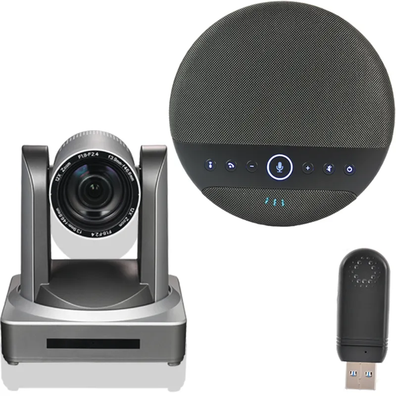 ZHENWEI 2.4g kablosuz video konferans kamera/video kamera/çok yönlü mikrofon paketi U100 + YVC500 üreticisi düz