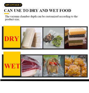 เครื่องปิดผนึกบรรจุสุญญากาศ bropack DZ-610 /lg เนื้อข้าวถั่วปลากาแฟห้องเดี่ยว - Product Image 5