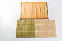 Esterilla de Bambú Cuadrada Qingzhu para Sushi - Herramienta de Cocina Reutilizable y Ecológica para Proyectos Caseros DIY