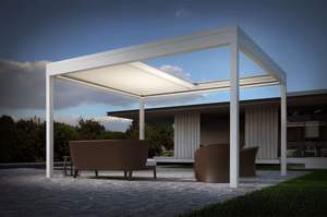 AS2047 TOMA Pergola de jardin extérieure en aluminium Pergola manuelle avec structure de <span class=keywords><strong>cartport</strong></span> économique Arche de mariage Application de balcon - Product Image 6