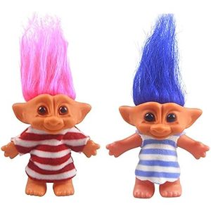 <span class=keywords><strong>Jouet</strong></span> personnalisé funky poupée en vinyle à cheveux longs enfant poilu bébé moche robe rétro Troll jouets éducatifs pour enfants - Product Image 1
