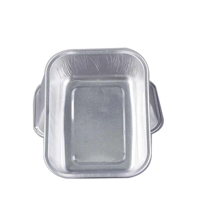 500 1000 2000 Packs Foil Tray Aluminum Foil Food Disposable Aluminum Foil Airline Food Container Airline Meal Trays For Food