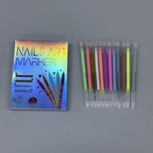 Ensemble de 12 stylos à peinture acrylique pour nail art, stylo marqueur pour ongles graffiti, stylo liner à séchage rapide pour filles, <span class=keywords><strong>dessin</strong></span> <span class=keywords><strong>sur</strong></span> ongles - Product Image 6