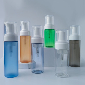 Botella de bomba de espuma para pestañas vacía de 2oz, 30ml, 50ml, 60ml, espuma limpiadora de jabón de manos, botella de bomba de espuma transparente de oro rosa para niños - Product Image 1