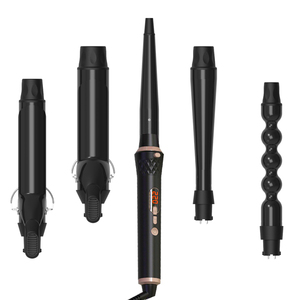5 en 1 Fer À Friser Baguette Pinces Avec 5 Bigoudi Interchangeable Barils En Céramique Pour Tous Les Types De Cheveux/ - Product Image 5