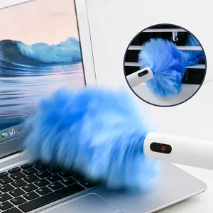 Electric Telescopic Duster Dust Cleaner BrushFurniture Car Window Bookshelf Multifunctional Electric Feather Duster 8 orders