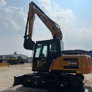 Chinese Merk <span class=keywords><strong>Sany</strong></span> <span class=keywords><strong>Sy135c</strong></span> Graafmachine 13.5 Ton Sy135 Crawler Gebruikte Graafmachine Met Mes - Product Image 5