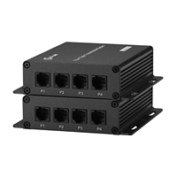 Telefondan Fiber Optik'e Dönüştürücü PCM Ses Fiber Optik Medya Dönüştürücü Fxs/fxo'dan Fiber Optik'e Dönüştürücü 4CH