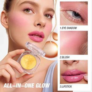 Se7en <strong>Kiss</strong> Golden Color-changing Blush Temperature-activated Cream Blush for <strong>Make</strong> <strong>up</strong> - Product Image 2