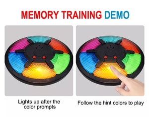 การศึกษาพลาสติกทางปัญญาแสงมือถือหน่วยความจำเกมเด็กสมองการฝึกอบรมของเล่น - Product Image 5