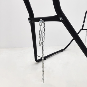 आउटडोर पोर्टेबल फोल्डिंग हैममॉक स्टैंड भारी शुल्क स्टील हैममॉक स्टैंड सुविधाजनक स्थापना स्टैंड में हैममॉक शामिल नहीं है - Product Image 4